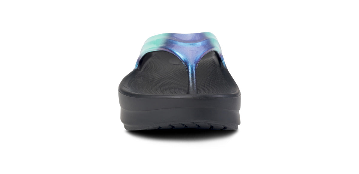 Women's OOmega OOlala Luxe Sandal - Atlantis front view