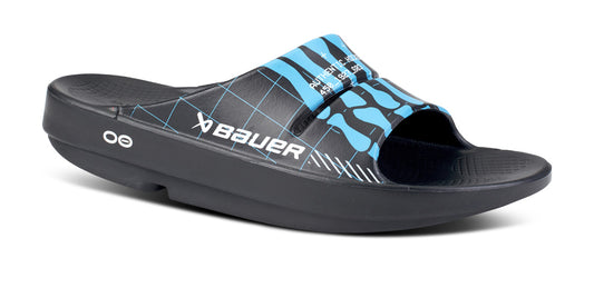 BAUER/OOFOS Women's OOahh Limited Slide Sandal Bauer Skeleton main view