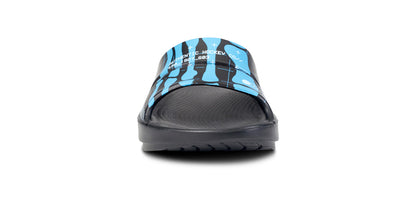 BAUER/OOFOS Men's OOahh Limited Slide Sandal Bauer Skeleton front view
