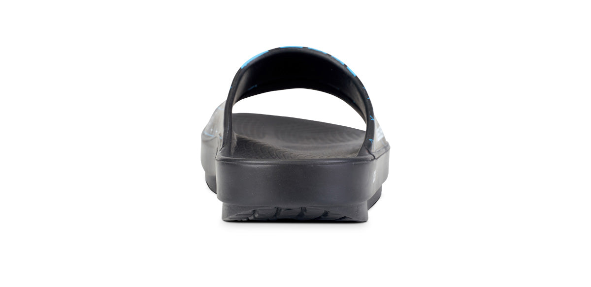 BAUER/OOFOS Men's OOahh Limited Slide Sandal Bauer Skeleton back view