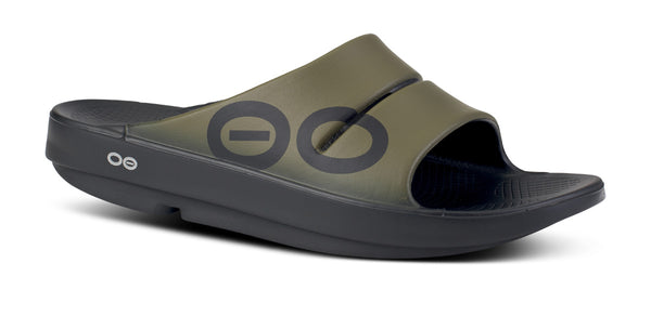 Women's OOahh Sport Slide Sandal - Tactical Green – OOFOS