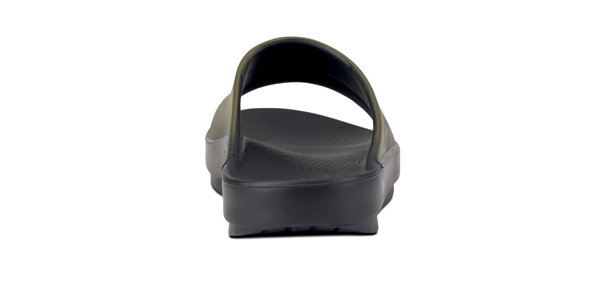 Women's OOahh Sport Slide Sandal - Tactical Green back view