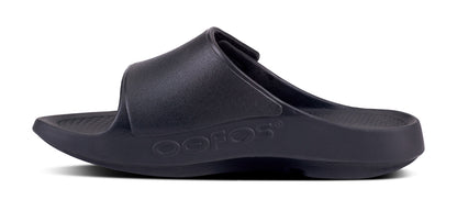 Women's OOahh Sport Flex Sandal- Matte Black medial view