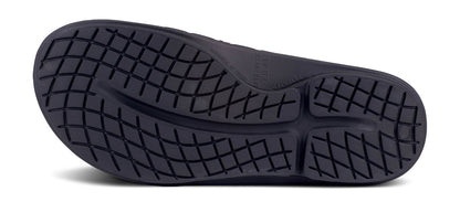 Women's OOahh Sport Flex Sandal- Matte Black bottom view