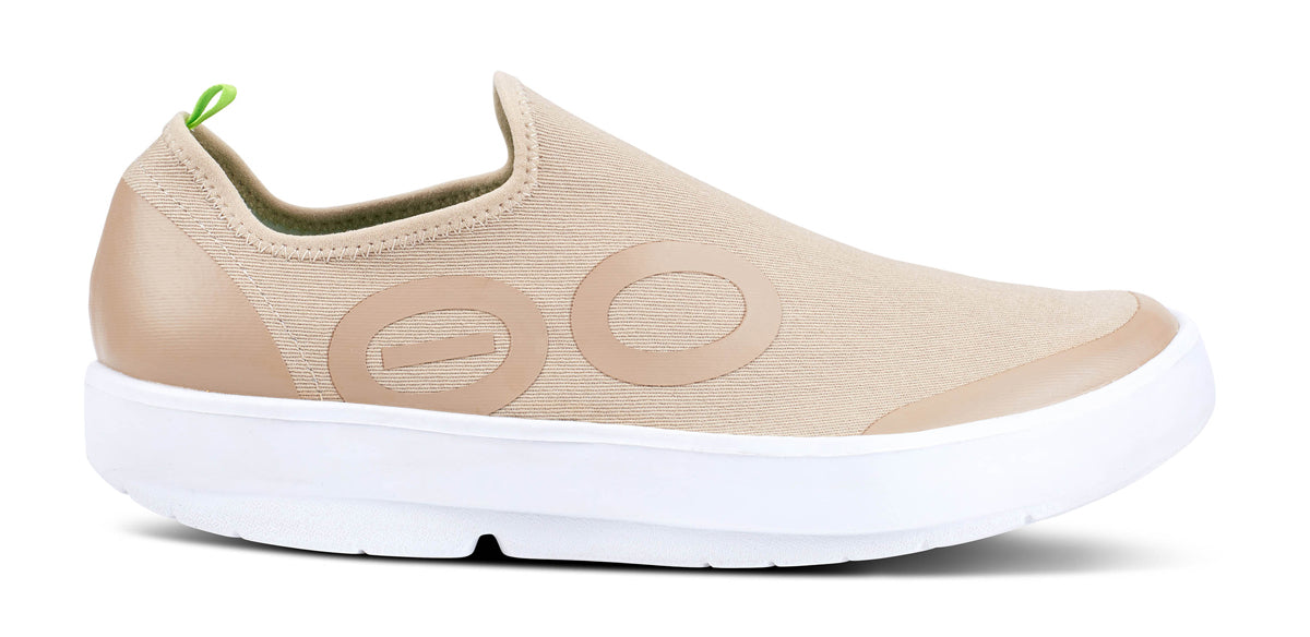 Men's OOmg eeZee Low Shoe - White Taupe (FINAL SALE) – OOFOS Men's OOmg eeZee Low Shoe - White Taupe (FINAL SALE) – OOFOS